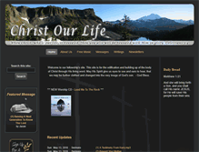 Tablet Screenshot of christourlife.ca